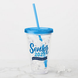 Taza de acrílico Florida Virtual HS Senior 2027