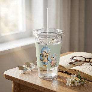 Taza de acrílico Hermanos Pajaritos Lindos