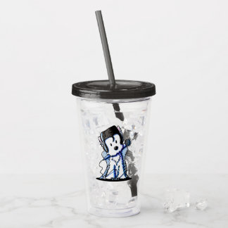 Taza de acrílico KiniArt Westie Crooner