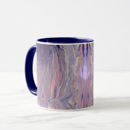 Taza de acrílico vertido al amanecer