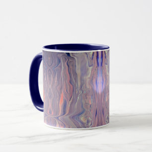 Taza de acrílico vertido al amanecer