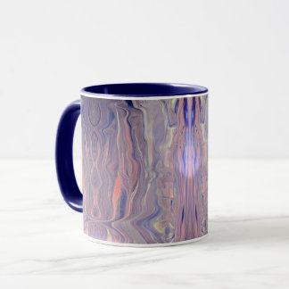 Taza de acrílico vertido al amanecer