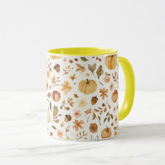 Taza de Acuarela de Cosecha de Otoño Acogedor | Ca