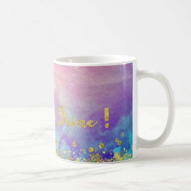 Taza de Acuarela de la chispa y de la chispa del (Derecha)