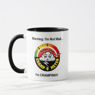 Taza de advertencia de calambres