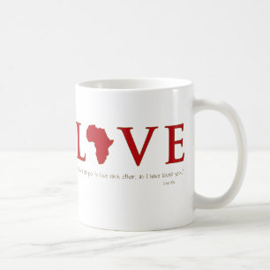 Taza de África del amor