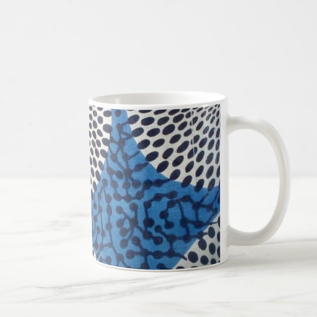 Taza de Africa Occidental de la impresión del (Derecha)