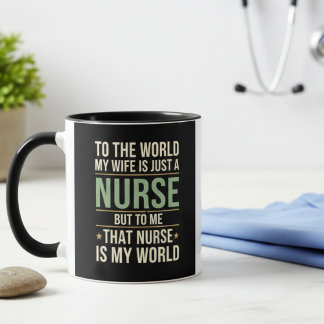 Taza de Agradecimiento a la Esposa Enfermera Regal