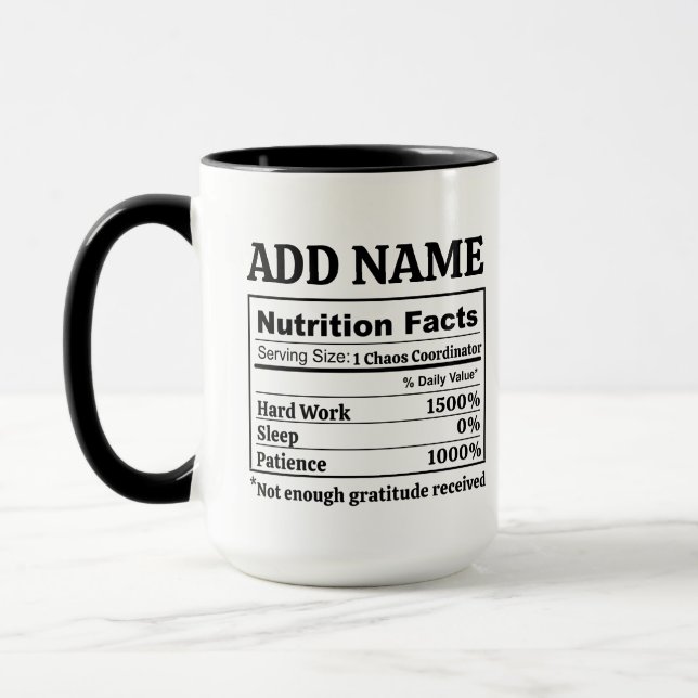 Taza de agradecimiento personalizada para compañer (Izquierda)