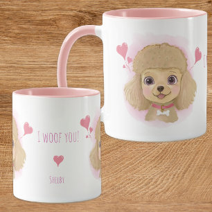 Taza de agua con nombre personalizado para San Val