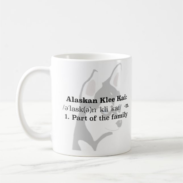 Taza de Alaska de Klee Kai (Izquierda)