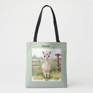Taza de Alpaca Bebé Lindo Bolsa de Tote Personaliz
