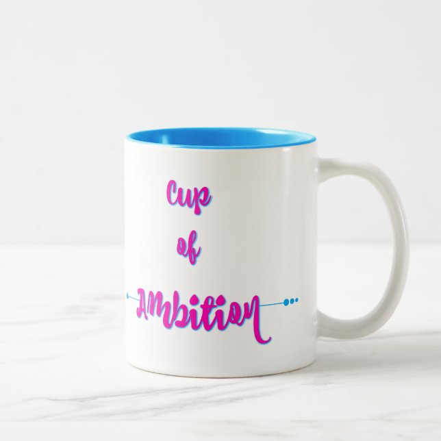 Taza de ambición - rosa (Derecha)