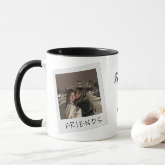 Taza de amistad personalizada con foto y nombres