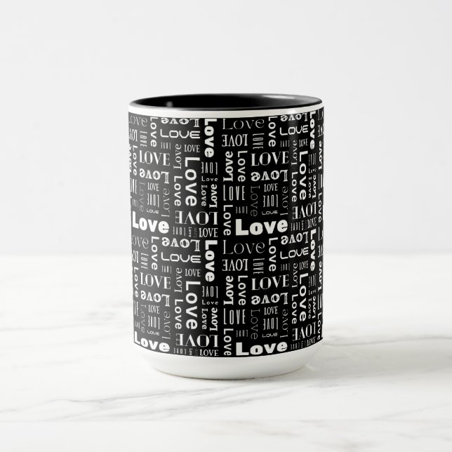 Taza de amor abstracto (Centro)