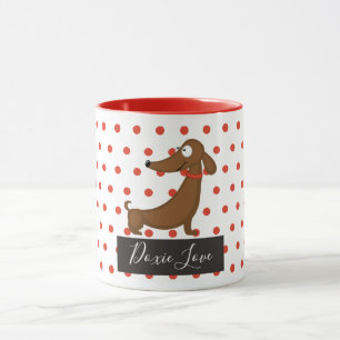 Taza de amor Dachshund (Doxie)