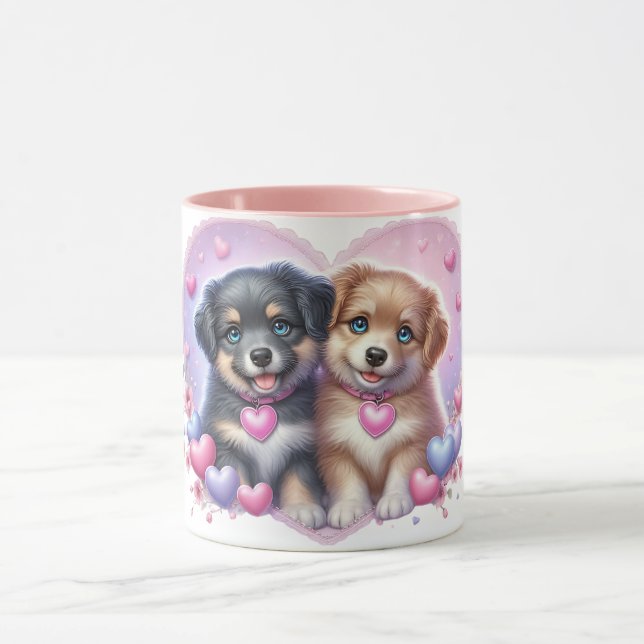 Taza de amor de cachorro (Centro)