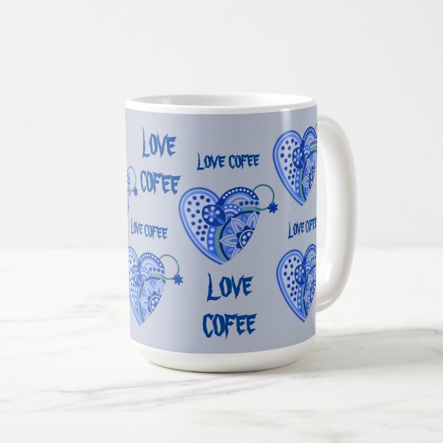 TAZA DE AMOR DE CAFÉ CALIENTE (Anverso derecho)