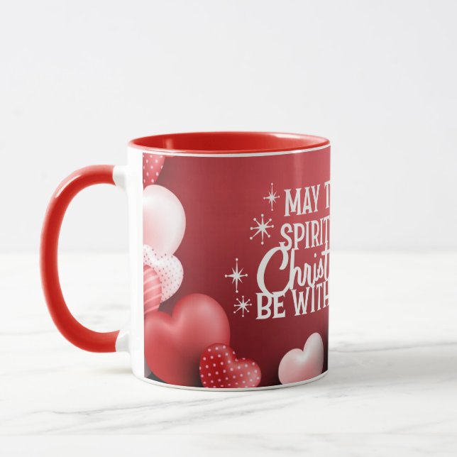 Taza de amor de conejo de Navidad (Izquierda)