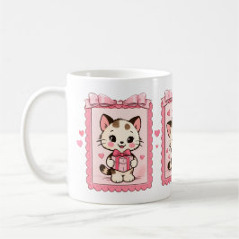 Taza de amor de gatito Kawaii lindo