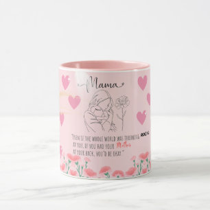 Taza de amor de mamá – Cálida madre y bebé