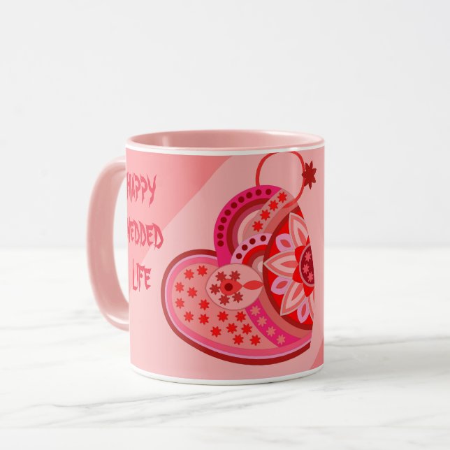 TAZA DE AMOR PARA PAREJA DE CASADOS (Anverso izquierdo)