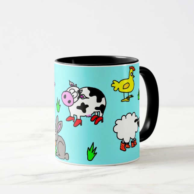 Taza de animal de granja (Anverso derecho)