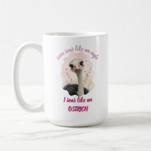 Taza de animal lindo, divertida taza de café de av