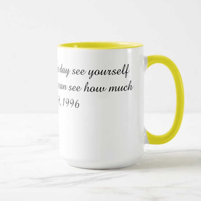 Taza de aniversario (Derecha)