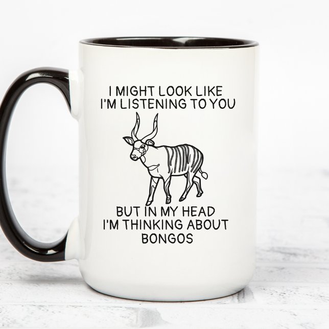 Taza de antílope Bongo, regalos de amante de Bongo (Subido por el creador)