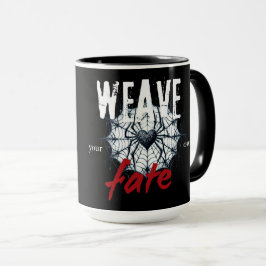 Taza de araña gótica