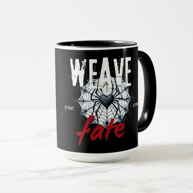 Taza de araña gótica (Anverso derecho)