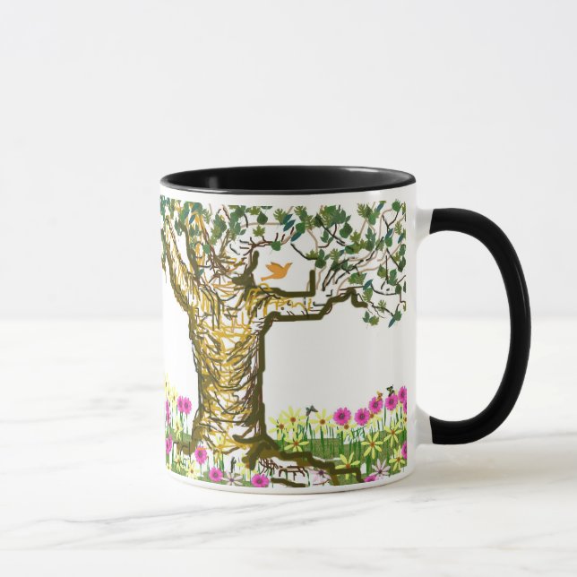 Taza de árbol de dos tonalidades (Derecha)