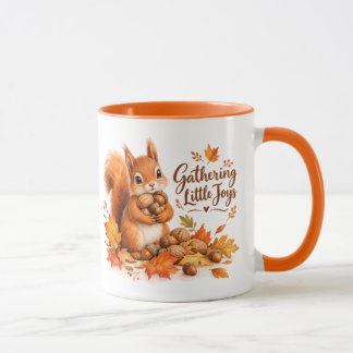 Taza de Ardilla Alegrías Pequeñas – Bosque de Otoñ
