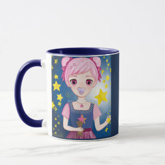 Taza de arte de anime del mundo de Lumi