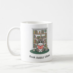 Taza de Arte de Estante de Café Gafas de Lectura d