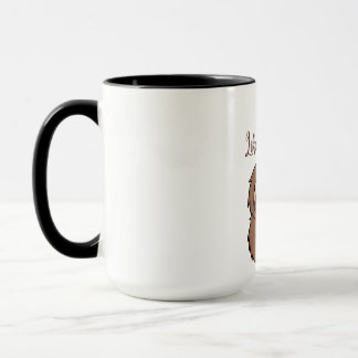 Taza de arte de perezoso floral