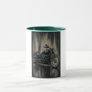 Taza de arte en mosaico de Bobber de Bosque Esmera