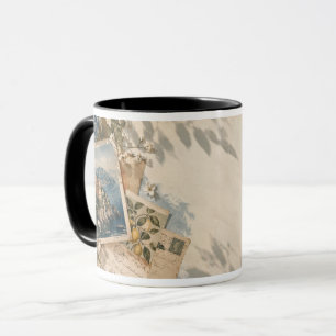 Taza de arte moderno Viaje de color abstracto