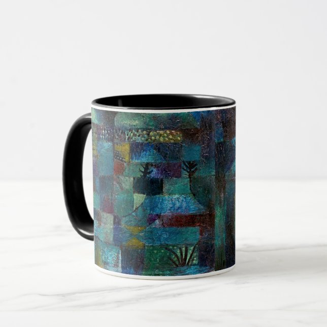 Taza de arte Paul Klee Terraced Garden (Anverso izquierdo)