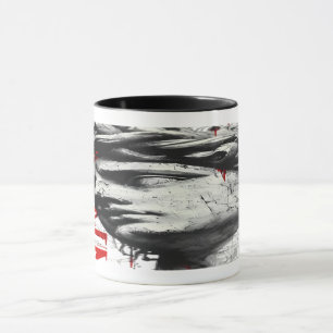 Taza de arte Polka Basura con Busto Clásico Agriet