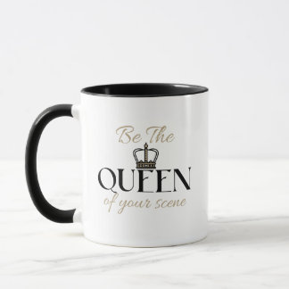 Taza De Auto Motivación Sé La Reina De Tu Escenari