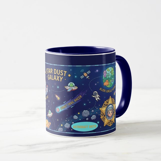 Taza de Aventura para Niños Mapa de Polvo de Estre (Anverso derecho)
