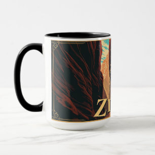 Taza de Aventura Retro Zion National Park