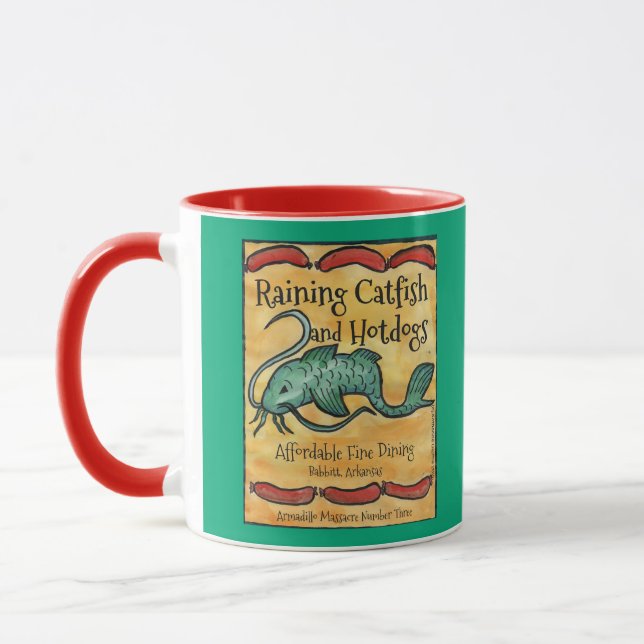 Taza de bagre lloviendo (Izquierda)