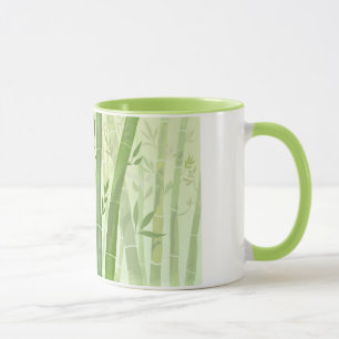 Taza de bambú del bosque
