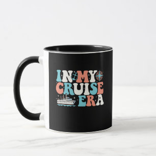 Taza de barco de vacaciones náuticas retro I'm Cru