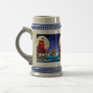 taza de barco pirata