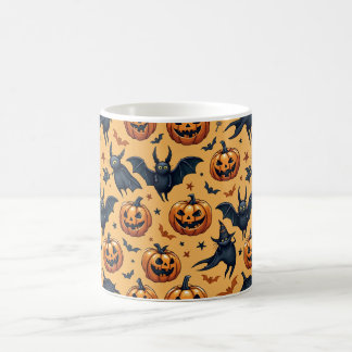 taza de barro de Halloween