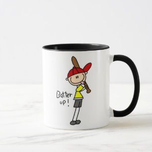 Taza de bateador de figura de palo